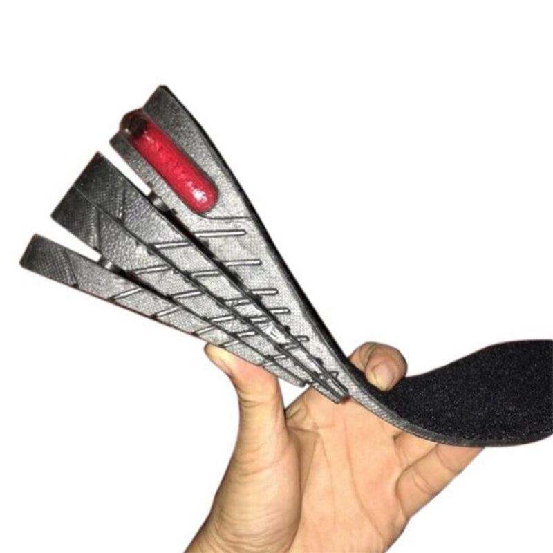 Stoßdämpfende, höhenverstellbare Einlegesohle