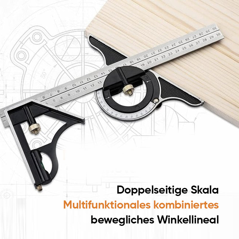 Funktionslineal aus Edelstahl