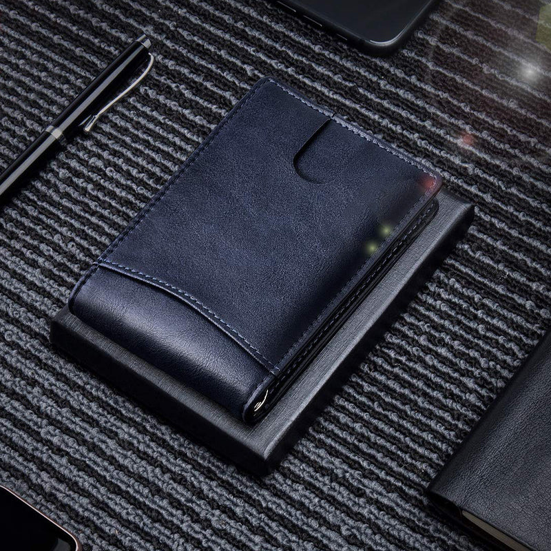 Diebstahlsicherer Swipe-Kartenhalter aus echtem Leder