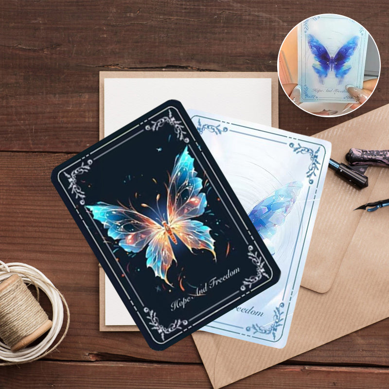 Dynamischer 3D Schmetterling Tarot (5 Stk.)