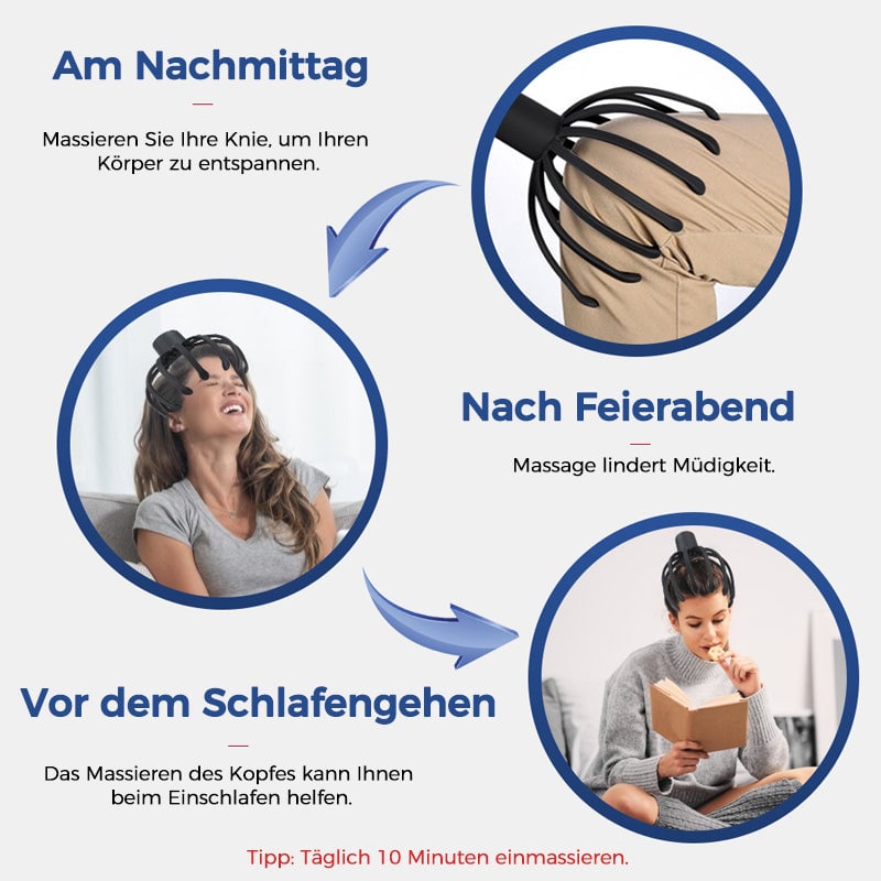 Elektrisches Kopfmassagegerät
