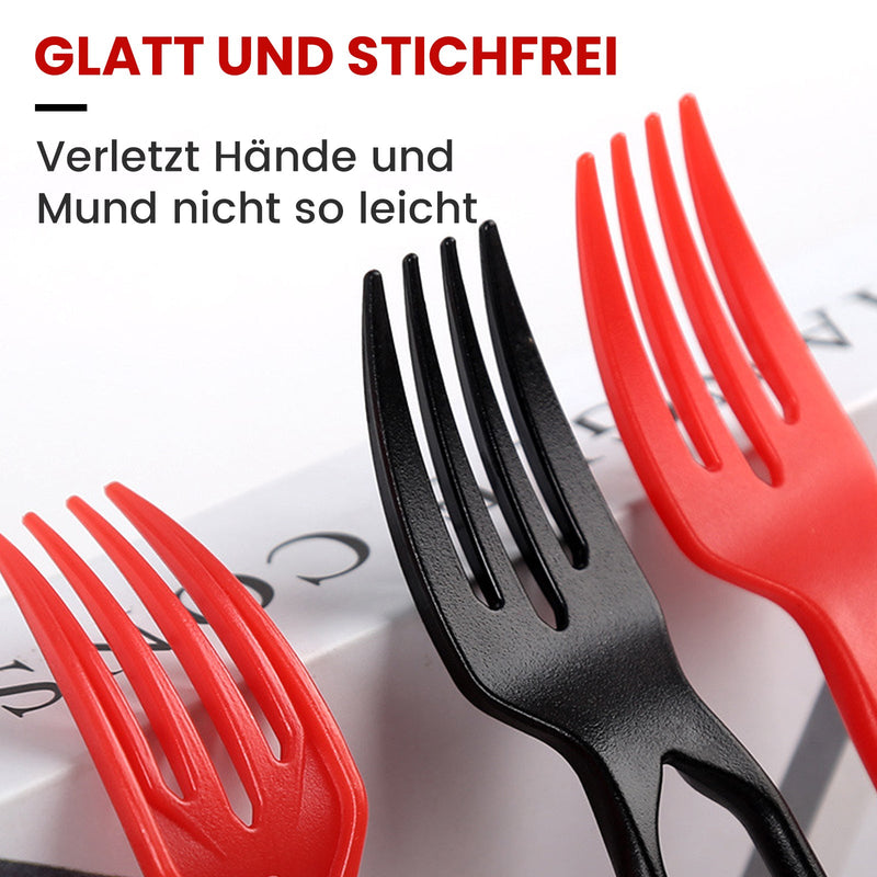 Einweg Gabel und StÀbchen in einem
