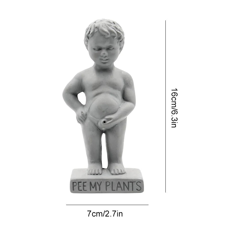Gartenskulptur „Pee My Plants“