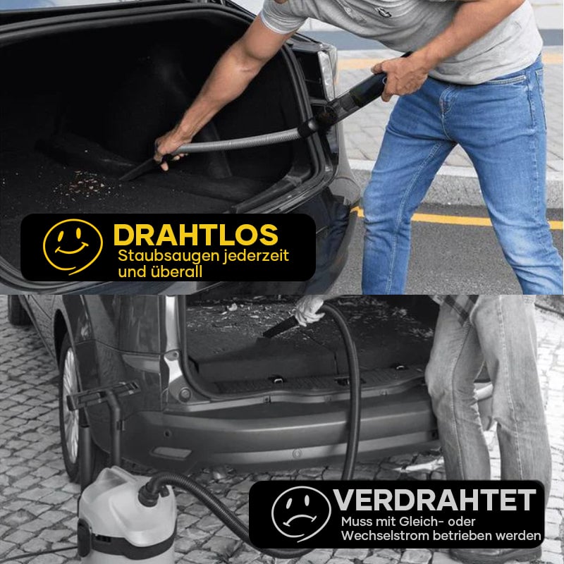 Slim V8 Mate kabelloser Autostaubsauger HINWEIS