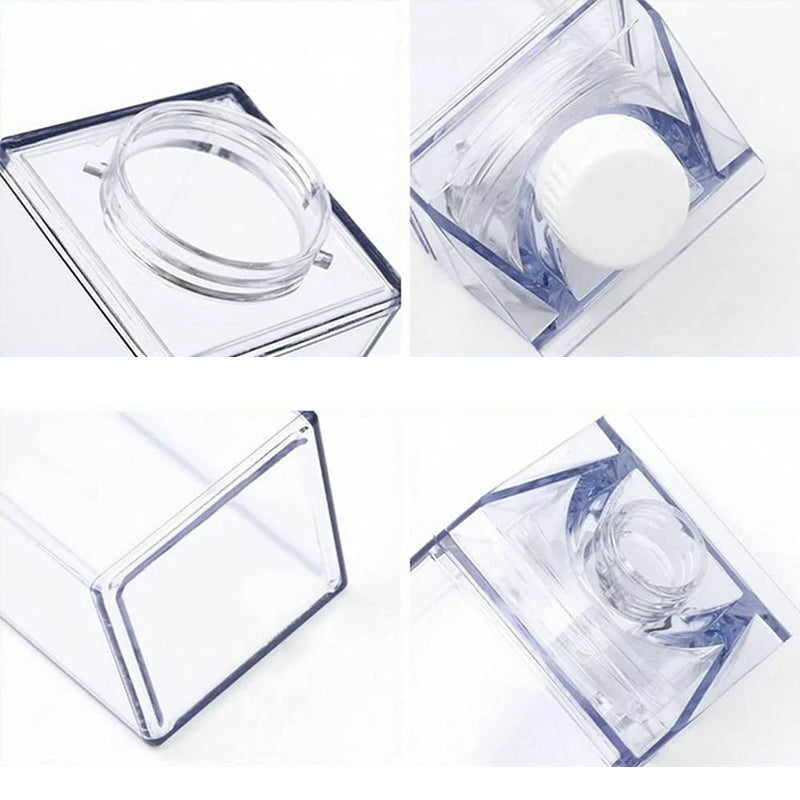 Transparenter Milchkarton