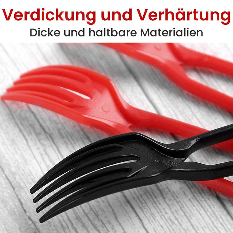 Einweg Gabel und StÀbchen in einem