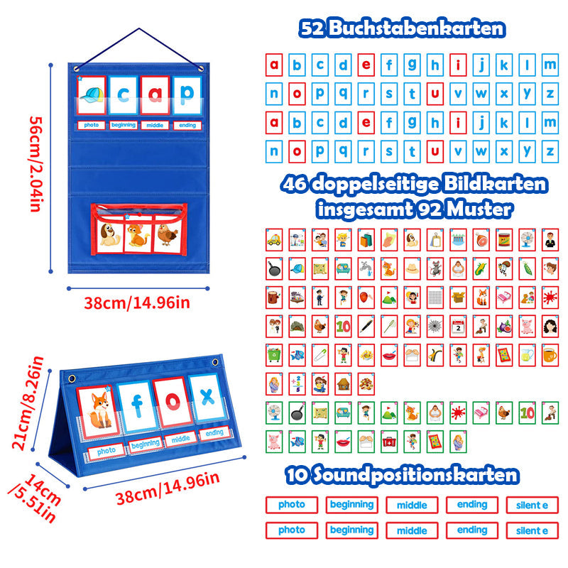 Desktop-Wortbuchstabierkarten