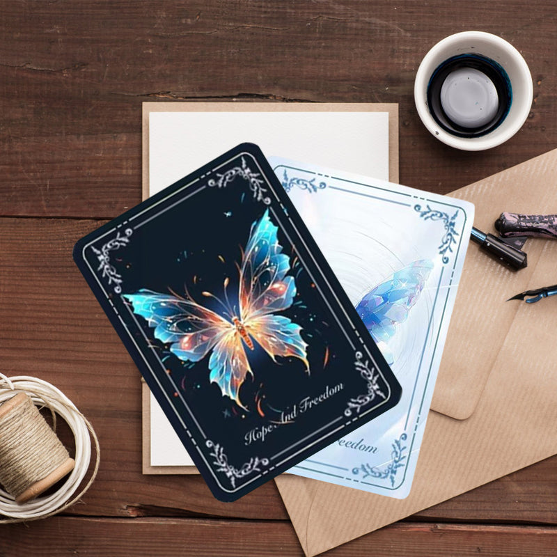 Dynamischer 3D Schmetterling Tarot (5 Stk.)