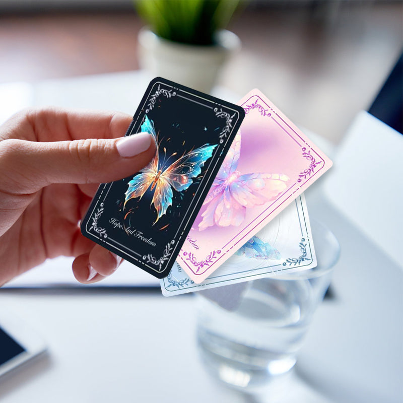 Dynamischer 3D Schmetterling Tarot (5 Stk.)