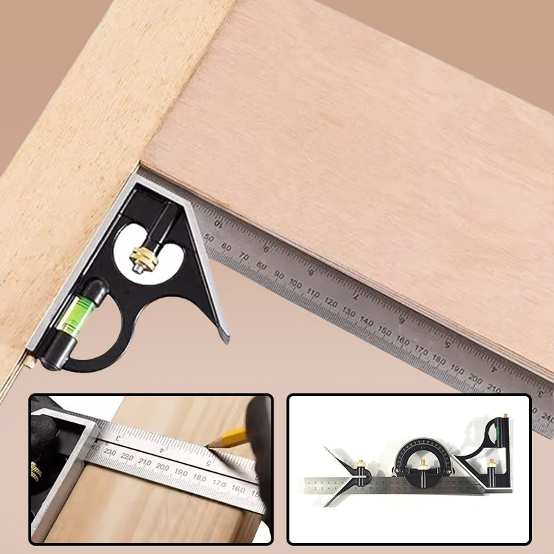 Funktionslineal aus Edelstahl