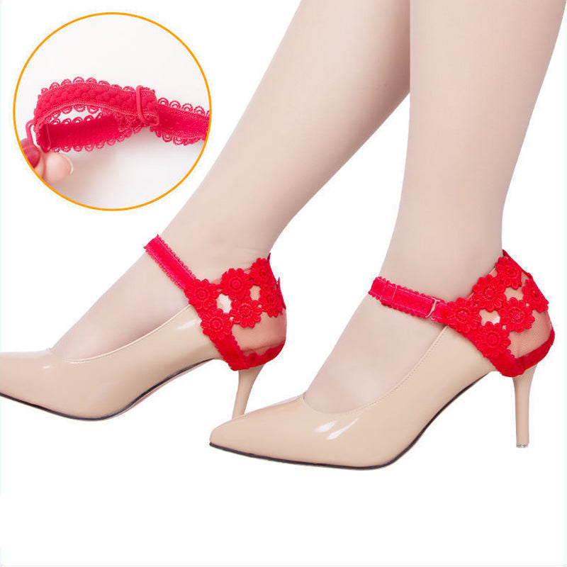 Spitzen-Schuhriemen für High Heels