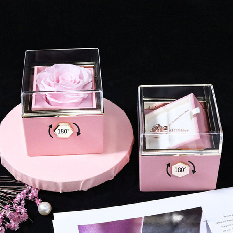 Ewige Rosen-Schmuckverpackungsbox