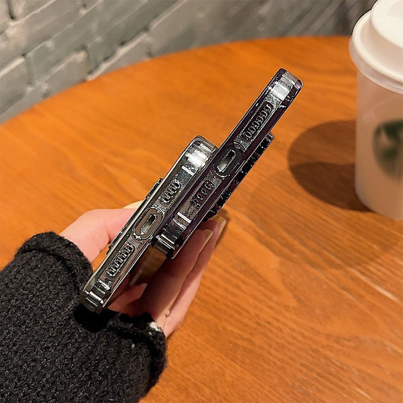 Steigungs-Glitter Treibsand Kaninchen Handyhülle für iPhone