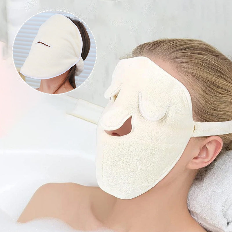 Feuchtigkeitsspendendes Gesichtstuch aus verdicktem Korallensamt