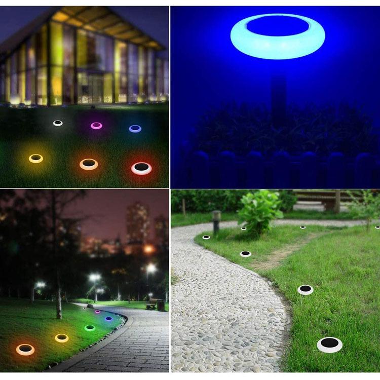 Solar buntes LED-Erdsteckerlicht