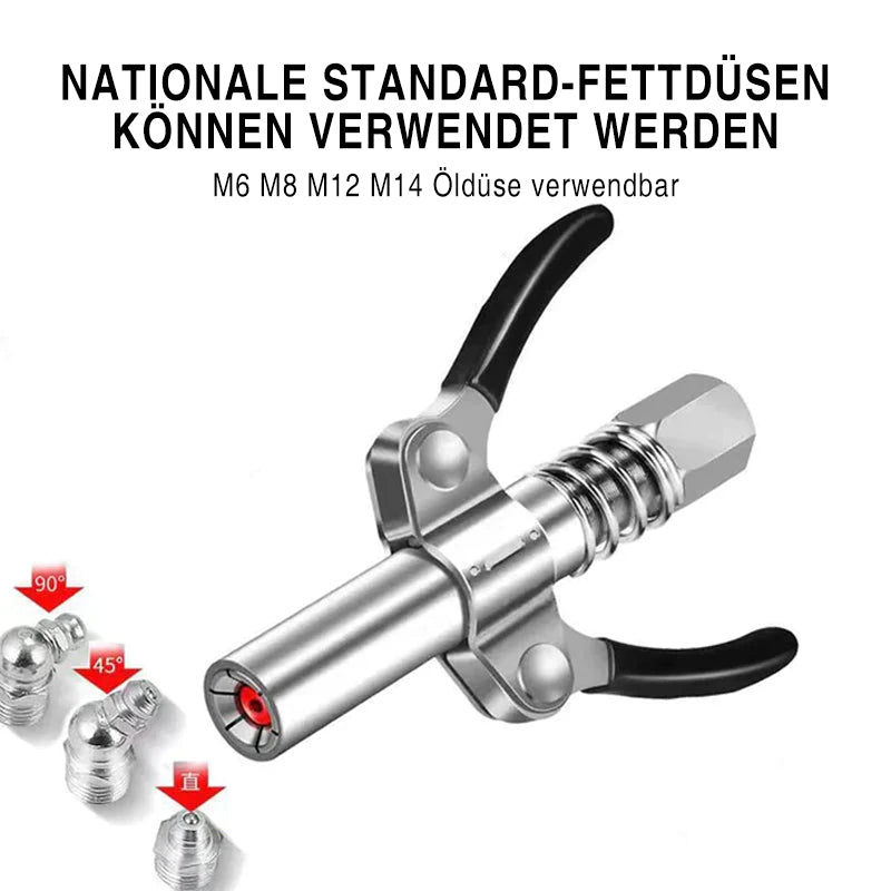 Starke Verriegelung an Schmierkupplungen