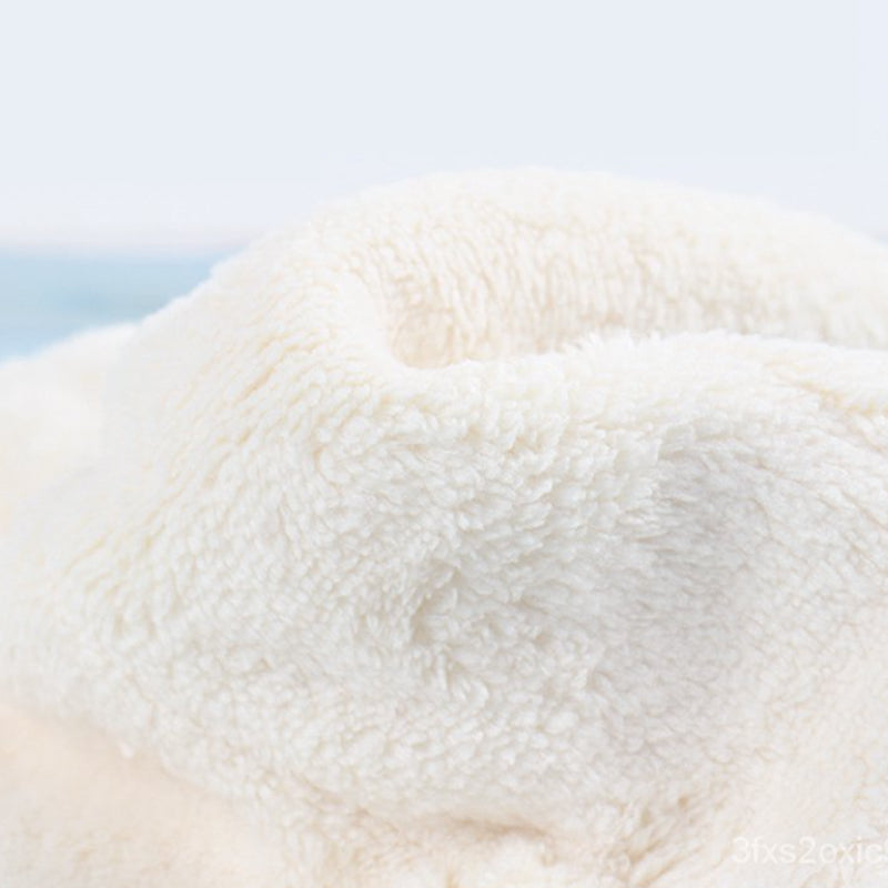 Feuchtigkeitsspendendes Gesichtstuch aus verdicktem Korallensamt