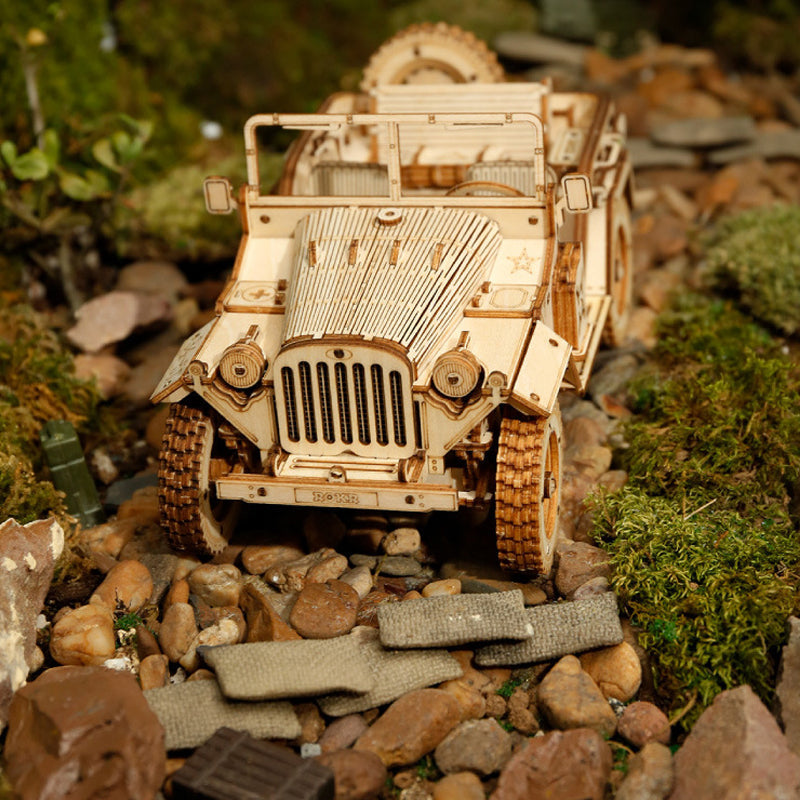 Super mechanisches Modellpuzzle aus Holz