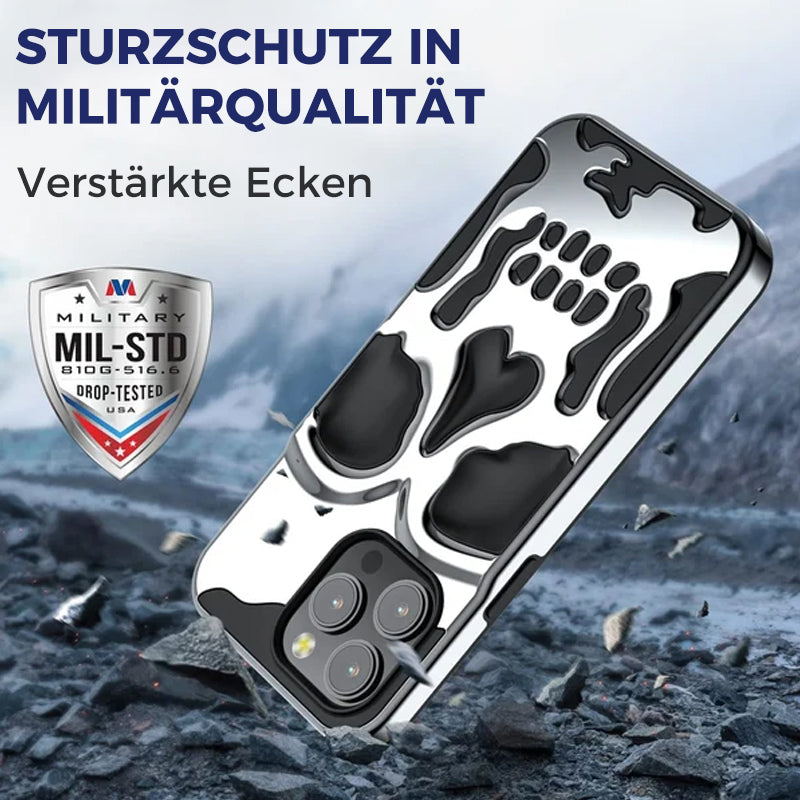 Galvanisierte Hohle Schädel-Handyhülle für iPhone