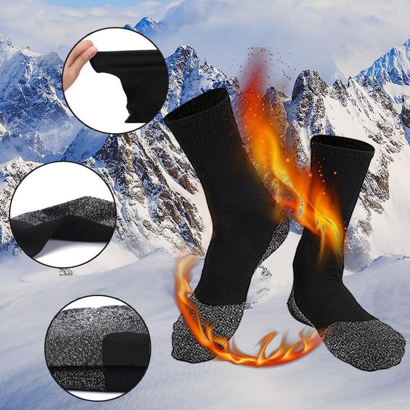 Warme Socken 35 Grad konstante Temperatur Socken,Drei Paar schwarze Socken