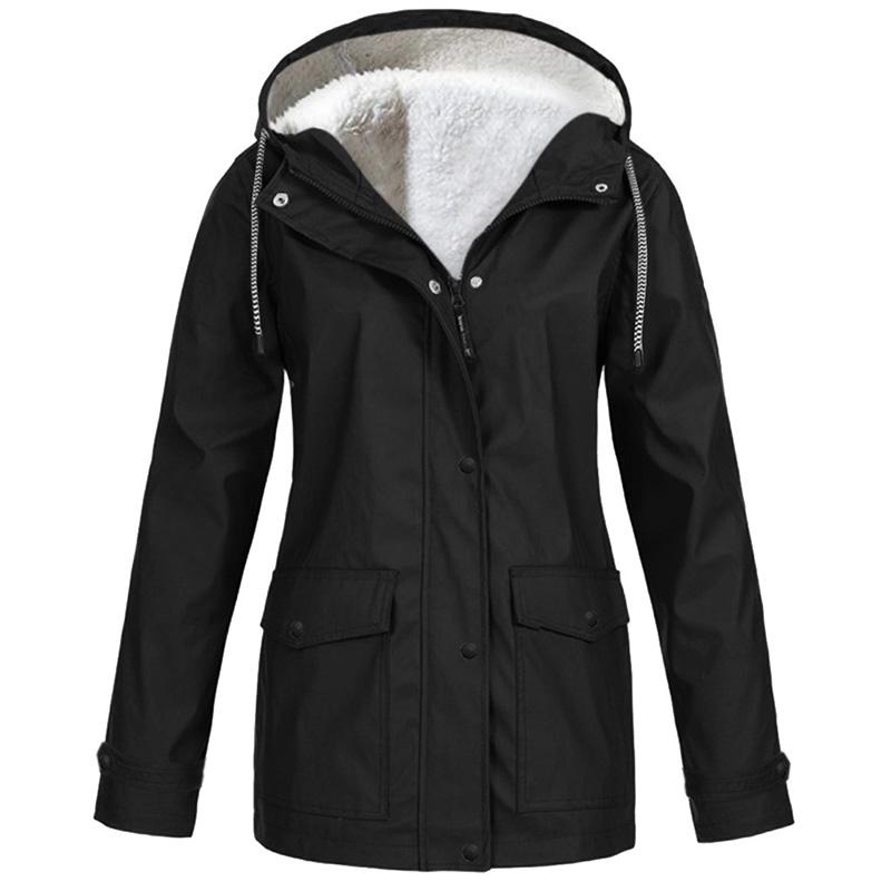 Winddichte Fleece Winter Jacke