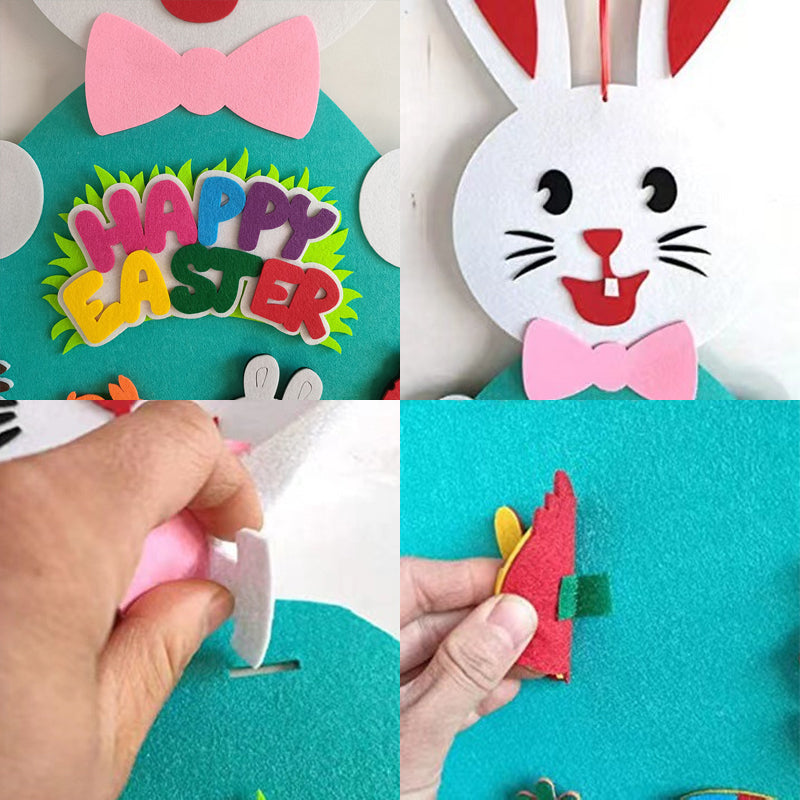 DIY Filz Osterhase Spielzeug