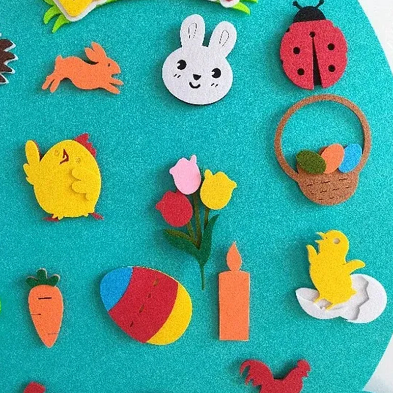 DIY Filz Osterhase Spielzeug