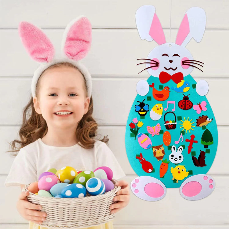 DIY Filz Osterhase Spielzeug