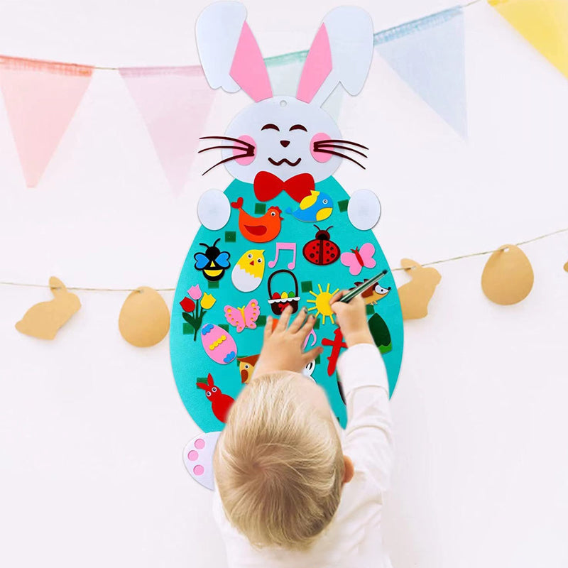 DIY Filz Osterhase Spielzeug