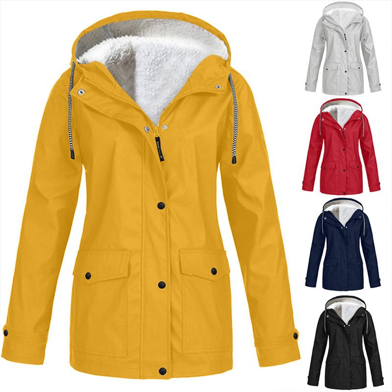 Winddichte Fleece Winter Jacke