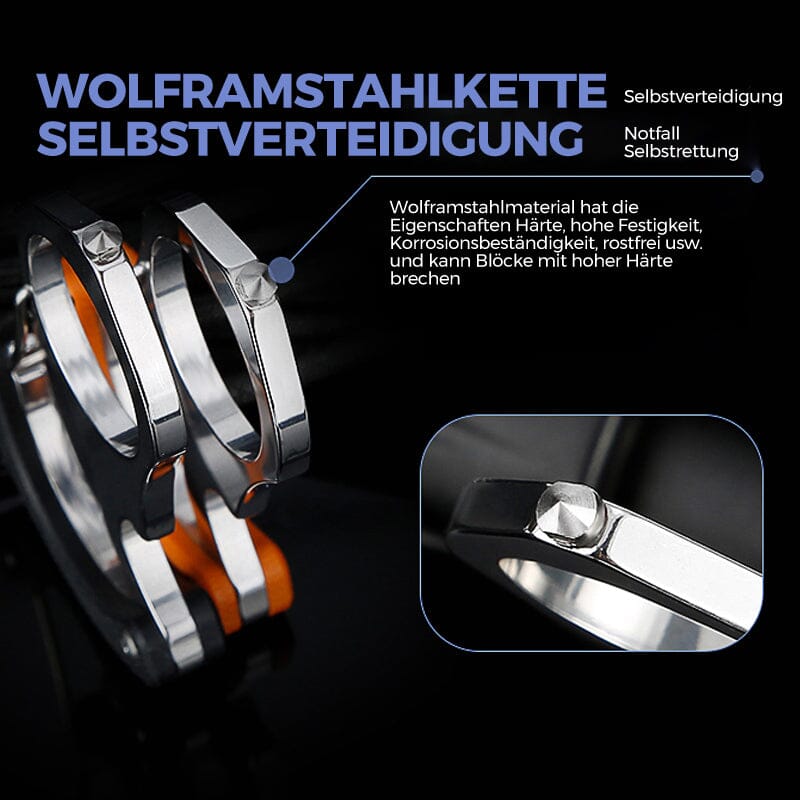 Spezieller Schlüsselanhänger zum Selbstschutz