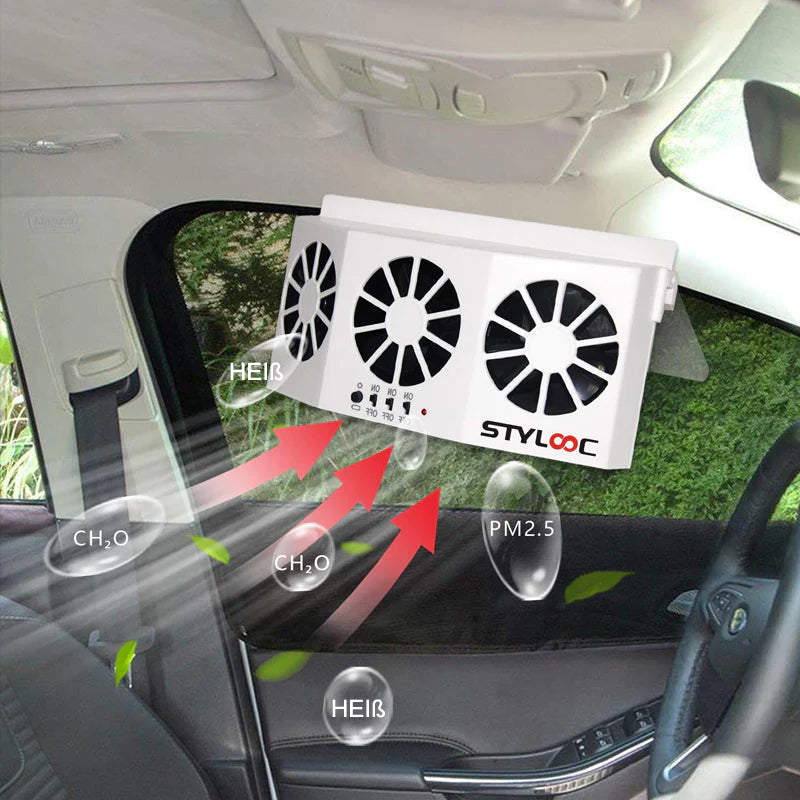 Solarbetriebener Fahrzeugabluftventilator