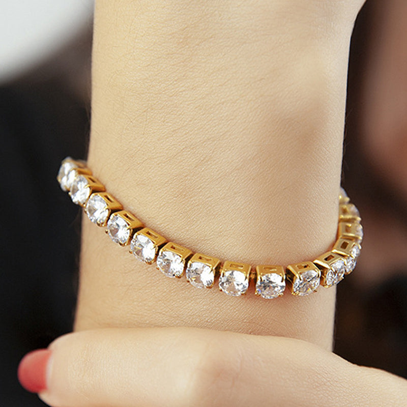 Funkelndes Moissanite-Armband