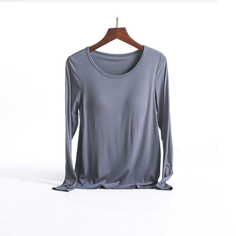 Thermounterwäsche mit Brustpolstern