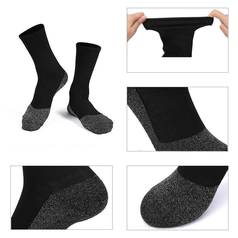 Warme Socken 35 Grad konstante Temperatur Socken,Drei Paar schwarze Socken