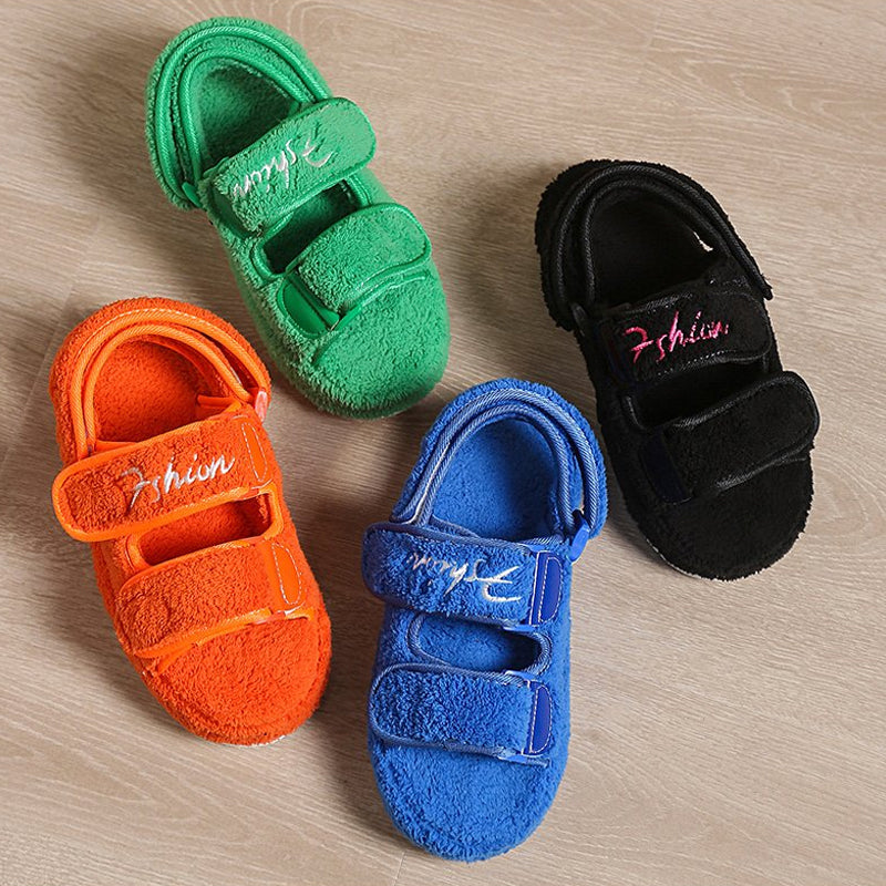 Frauen Sommer dicke flache Outdoor Sandalen