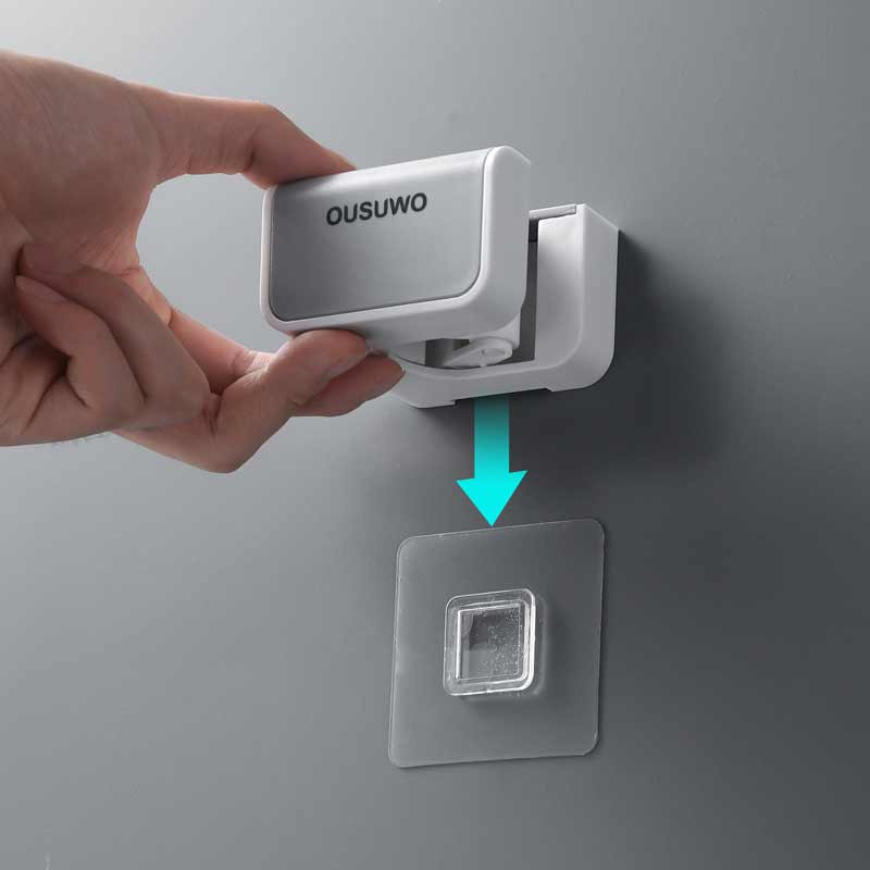 Stanzfreie Befestigungsschnalle für Wandhalter