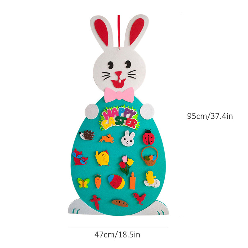 DIY Filz Osterhase Spielzeug