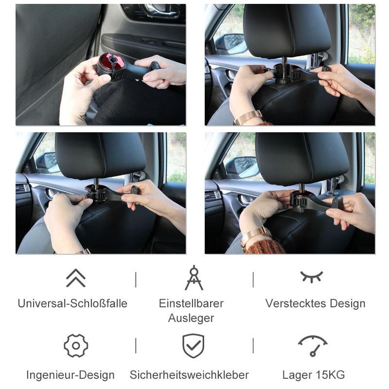 Heckhaken für Autositze mit Handyhalterung – freudeshaus