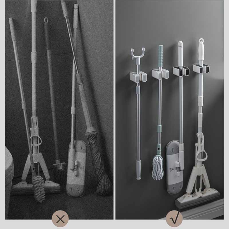 Stanzfreie Befestigungsschnalle für Wandhalter