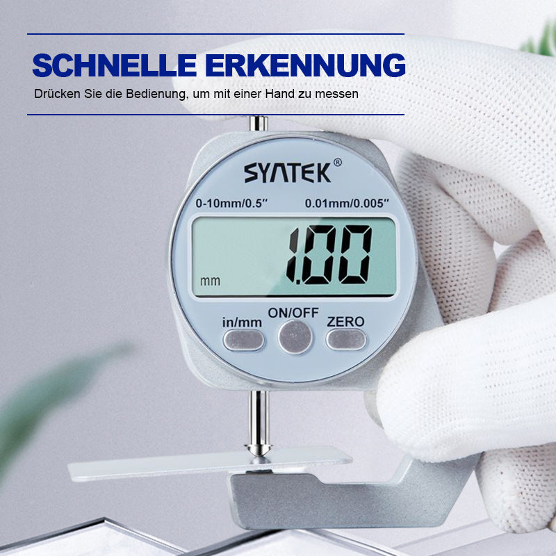 Dickenmessgerät mit digitaler Anzeige