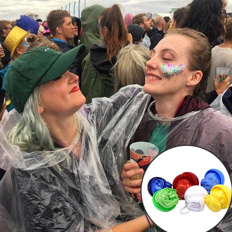 Tragbarer Einweg-Regenmantelball