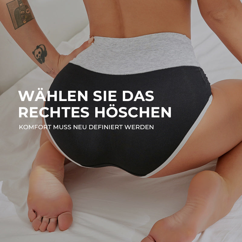 Neue Übergröße hoher Taille Baumwoll Höschen
