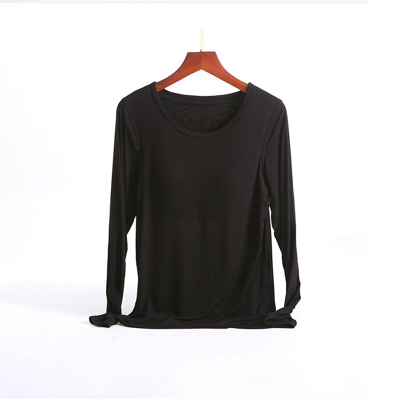 Thermounterwäsche mit Brustpolstern