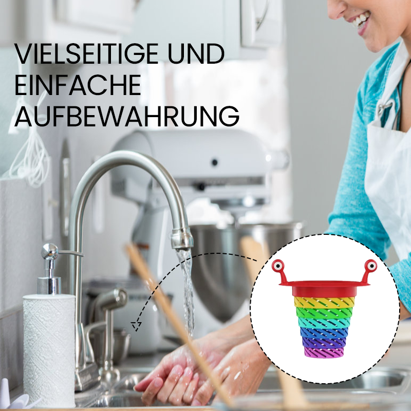 Farbiges kleines Monster Küchenspüle Sieb(3 STÜCK)