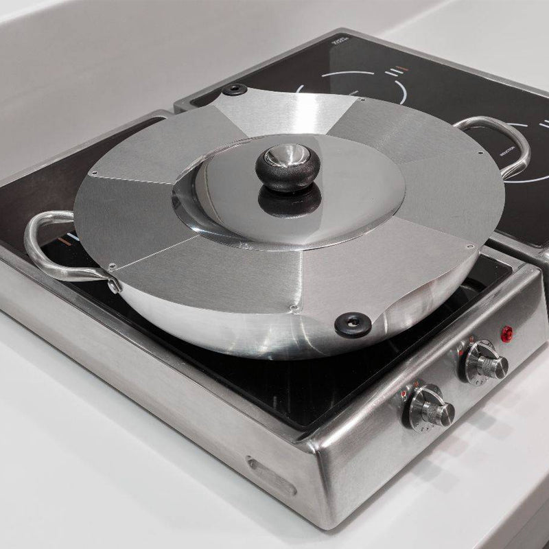 Faltbarer Multifunktionaler Topfdeckel Aus Edelstahl