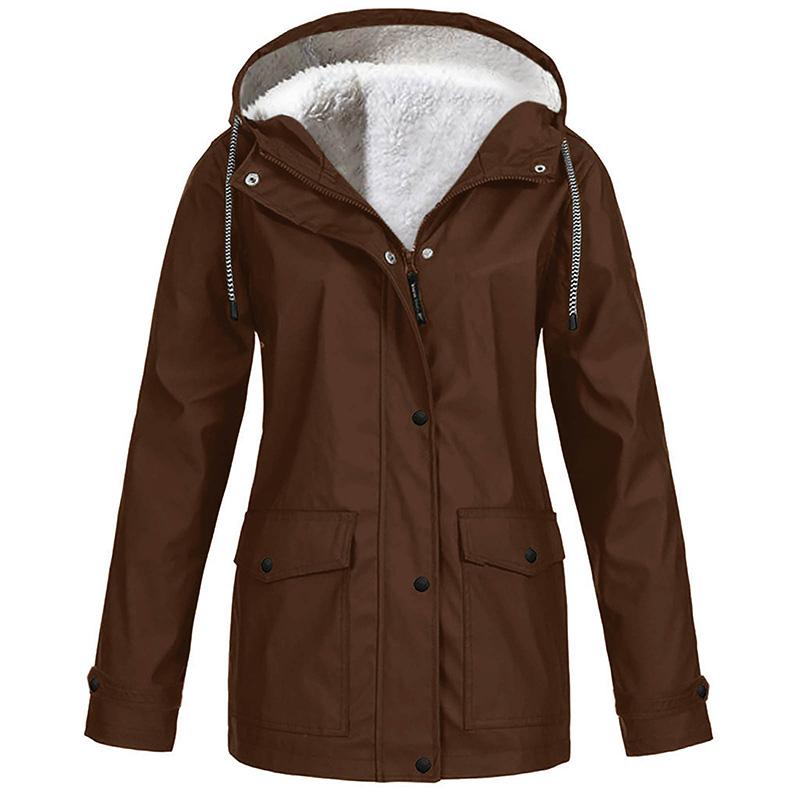 Winddichte Fleece Winter Jacke
