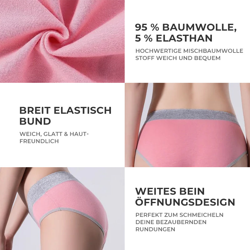 Neue Übergröße hoher Taille Baumwoll Höschen