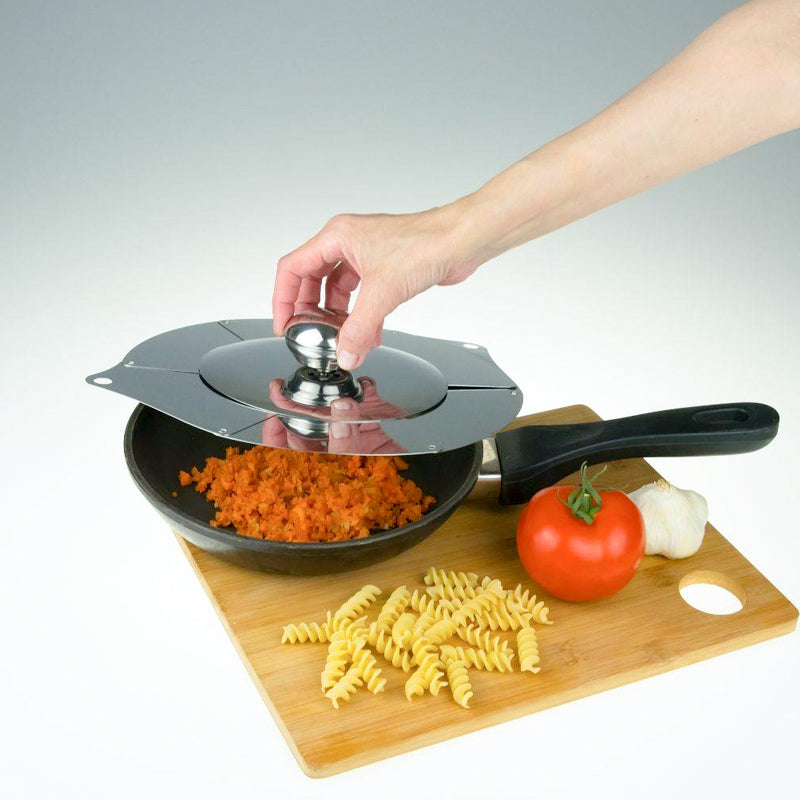 Faltbarer Multifunktionaler Topfdeckel Aus Edelstahl