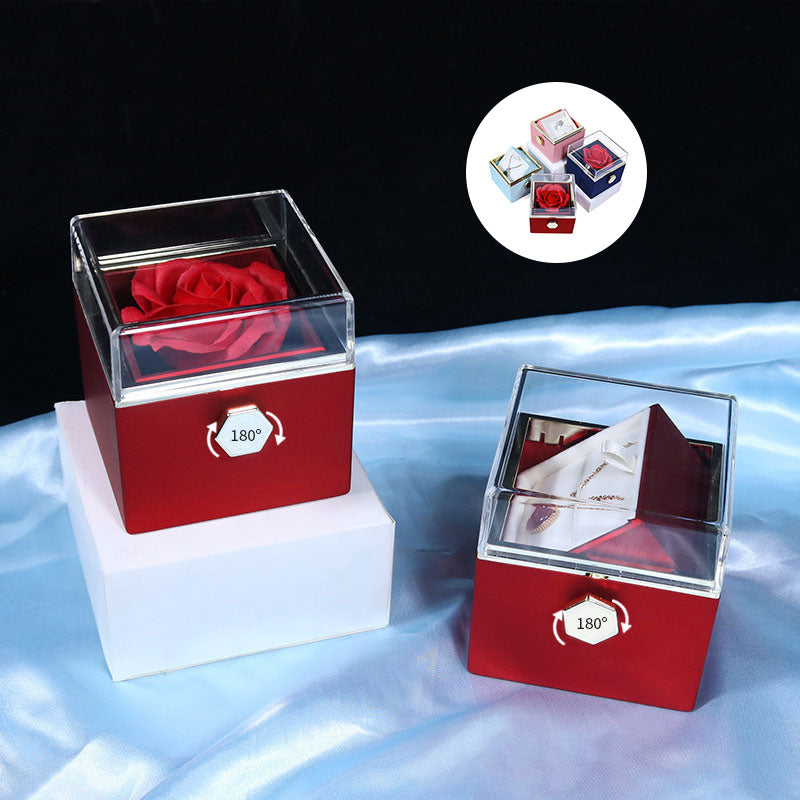 Ewige Rosen-Schmuckverpackungsbox